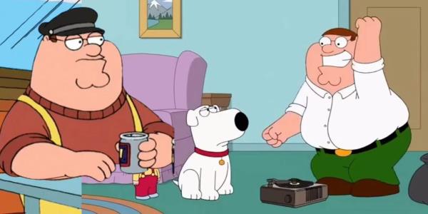Peter Griffin on Family Guy.