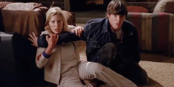Anna Gunn as Skyler and RJ Mitte as Walt Jr in Breaking Bad
