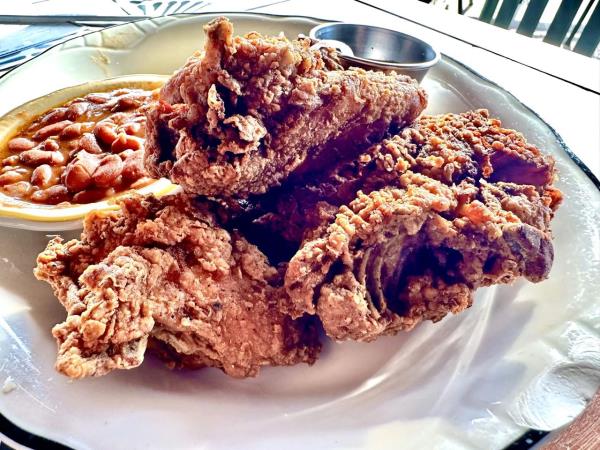 The three-piece combo from Danny's in Robertsdale comes with the lightest, fluffiest biscuit you could ask for.